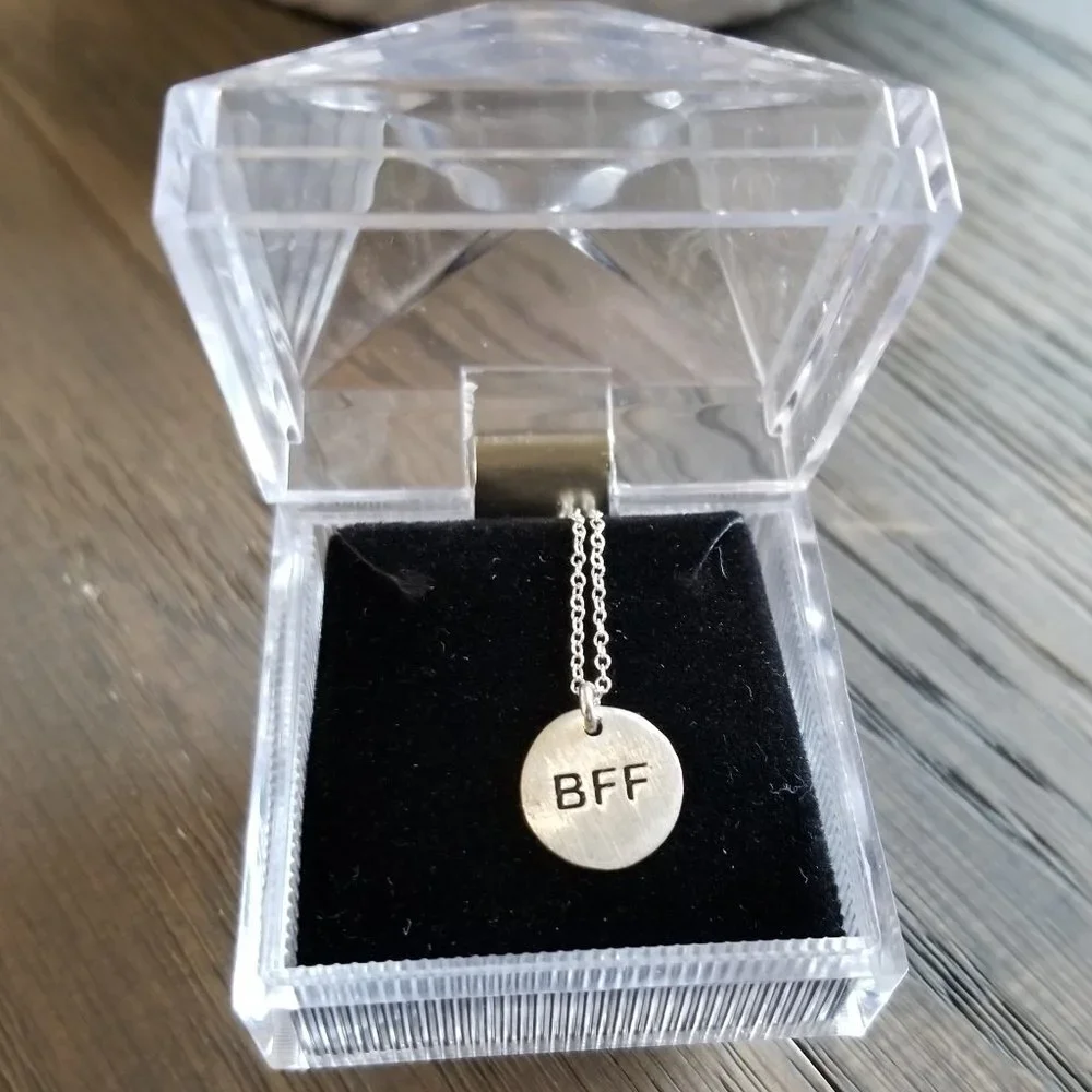 NEW--Sterling Silver BFF Necklace